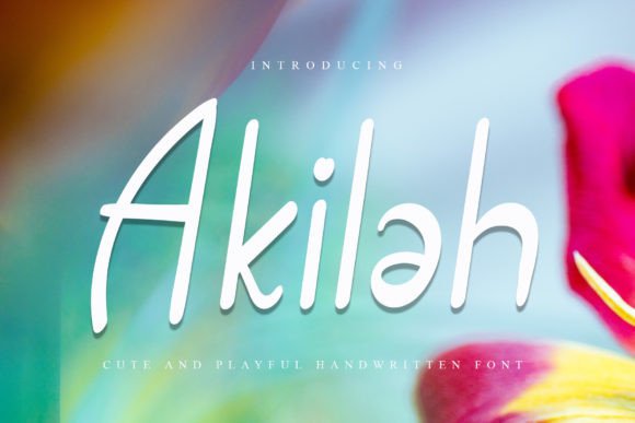 Akilah: An Elegant Script Font for Distinctive Branding