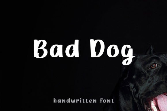 Bad Dog: A Playful Comic Display Font for Web Design