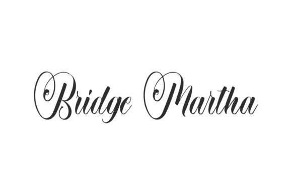 Bridge Martha: A Stylish Calligraphy Font for Modern Marketers