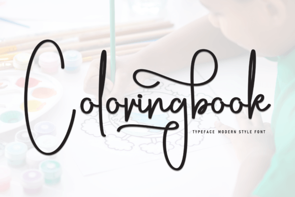 Coloringbook: A Handwritten Font for Editorial Charm