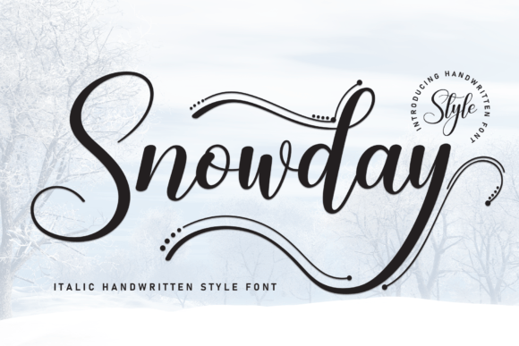 Discover Snowday: A Timeless Handwritten Font for Editorial Design