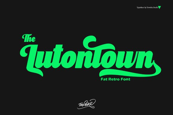 Discover The Lutontown: A Unique Triangular Font for Web Design