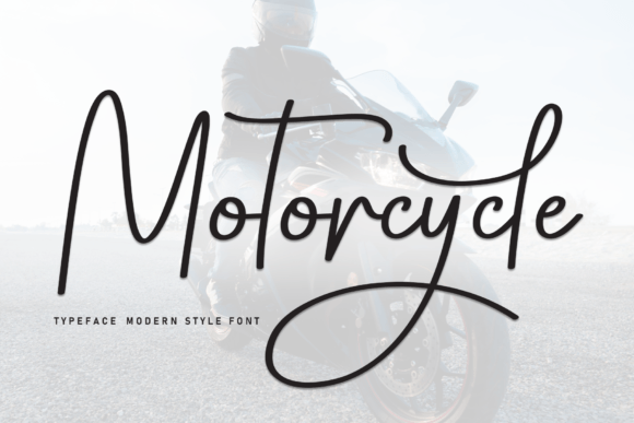 Discovering the Charm of Motorcycle: A Handwritten Font