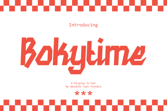 Elevate Your Craft with Bokytime: A Premium Script Font