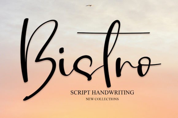 Enhance Your Brand with Bistro: A Refined Handwritten Font