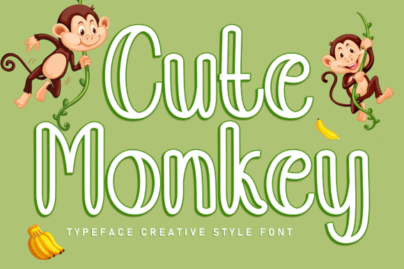 Enhance Your Brand with Cute Monkey: A Friendly Handwritten Font