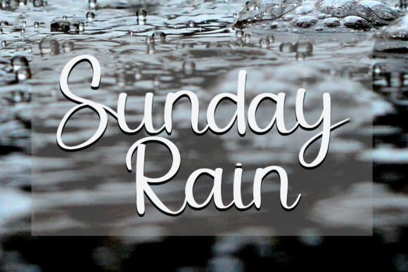 Enhance Your Brand with Sunday Rain: A Friendly Handwritten Font