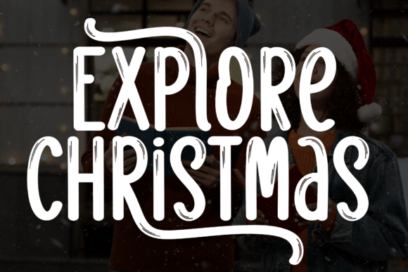 Explore Christmas: A Handwritten Font for Creative Campaigns