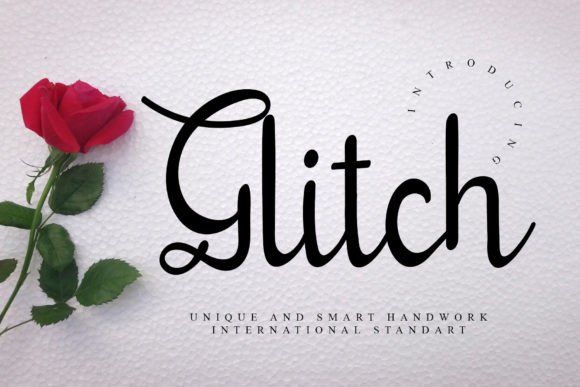 Glitch: A Handwritten Font for Elegant Publishing