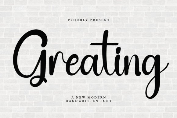 Greating: A Handwritten Font for Elegant Branding