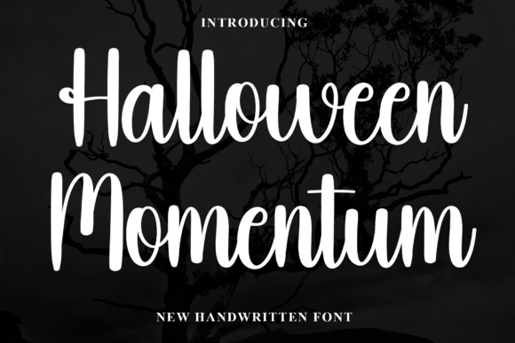 Halloween Momentum: A Font for Elegant Editorial Design
