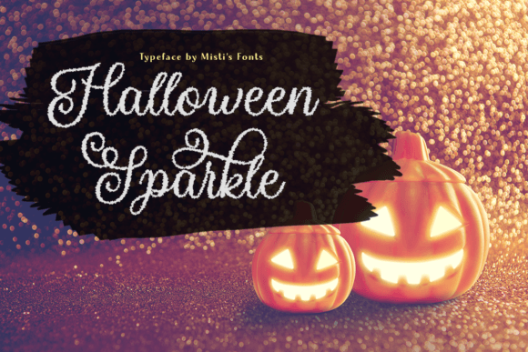 Halloween Sparkle: A Spooky and Elegant Font for Marketers