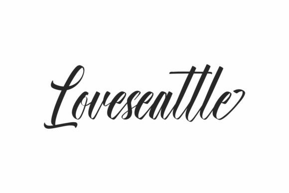 Loveseattle: A Stylish Calligraphy Font for Editorial Design