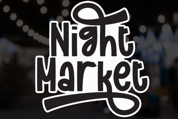 Night Market: A Handwritten Font for Editorial Charm