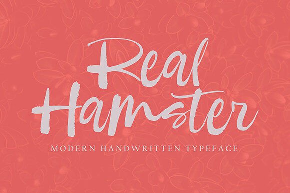 Real Hamster: A Handwritten Font for Elegant Web Design