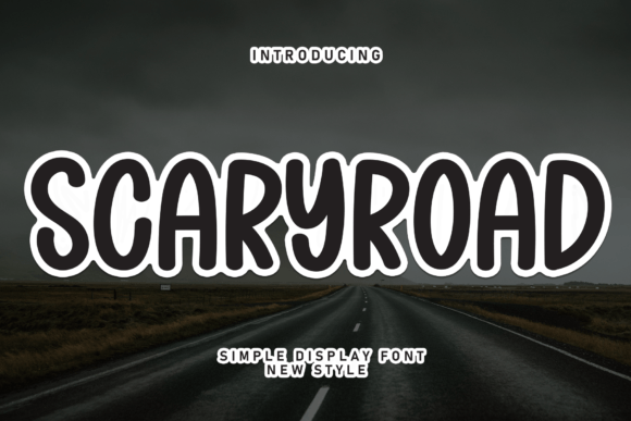 Scaryroad: A Bold and Charming Font for Crafters