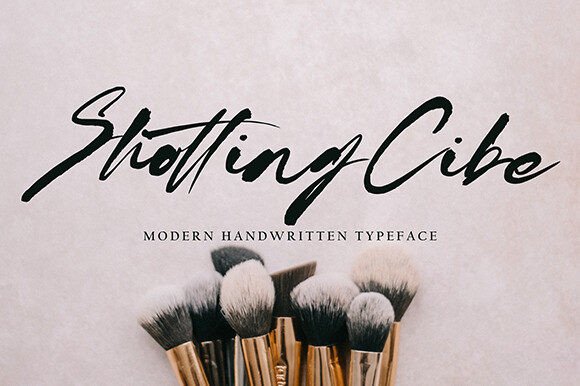 Shotting Cibe: A Playful Font for Creative Marketers