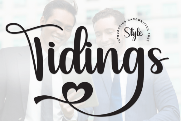 Tidings: A Sweet and Friendly Handwritten Display Font