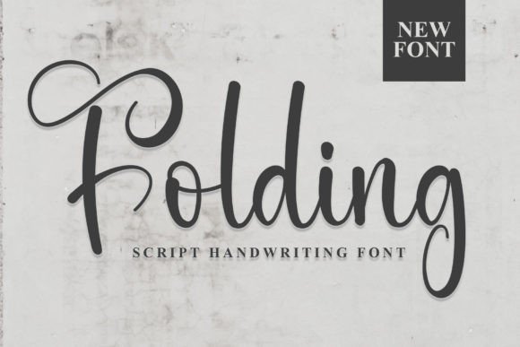 Transform Your Brand with Folding: A Stylish Script Font