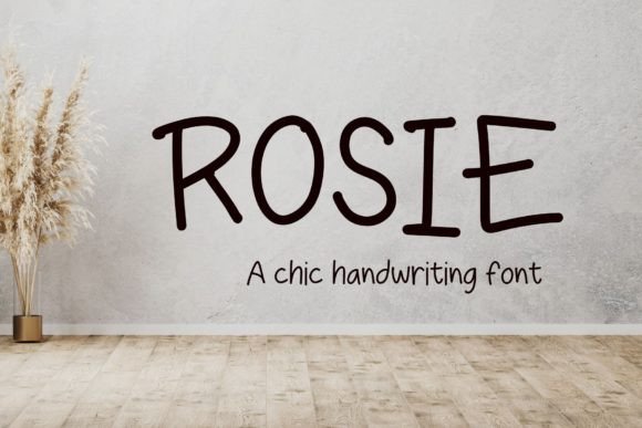 Transform Your Brand with Rosie: A Handwritten Font