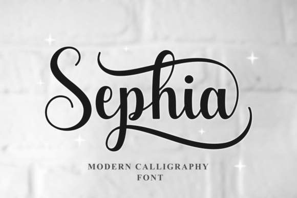 Transform Your Brand with Sephia: A Modern Calligraphy Font
