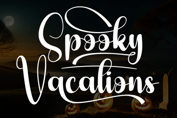 Transform Your Brand with Spooky Vacations Font