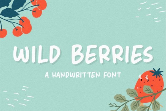 Wild Berries: A Handwritten Font for Modern Web Design
